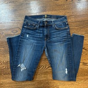 7  for all mankind Women’s skinny jeans size 28